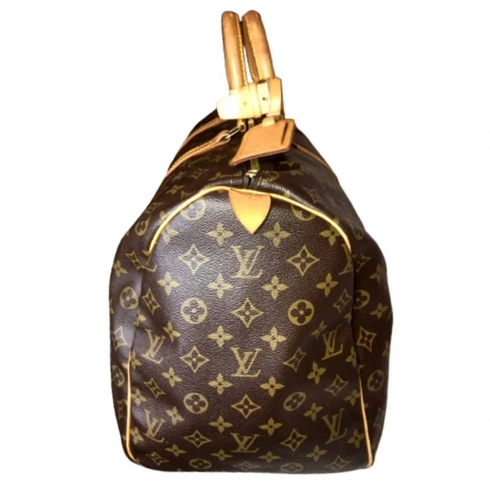 LOUIS VUITTON Monogram KEEPALL 50 LV Boston Travel Weekend Duffle Bag France